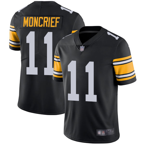 Youth Pittsburgh Steelers Football #11 Limited Black Donte Moncrief Alternate Vapor Untouchable Nike NFL Jersey->youth nfl jersey->Youth Jersey